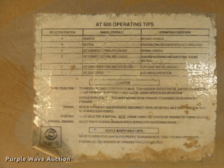 image for item DB2649 1996 International 4700 feed truck