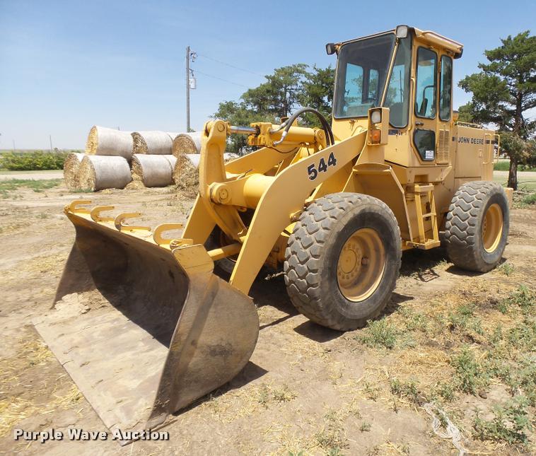 image for item DB2650 1990 John Deere 544E wheel loader