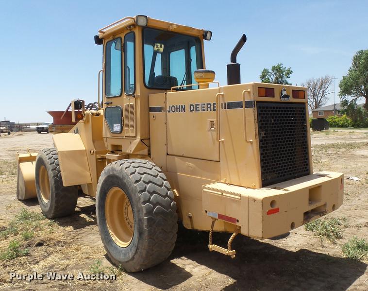 image for item DB2650 1990 John Deere 544E wheel loader