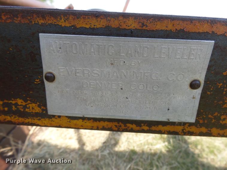 image for item DB2662 Eversman 289 automatic land leveler