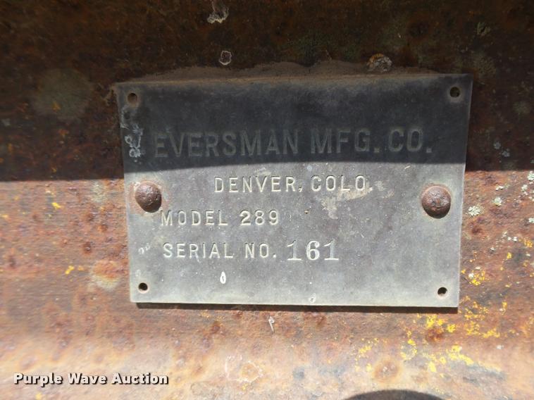 image for item DB2662 Eversman 289 automatic land leveler