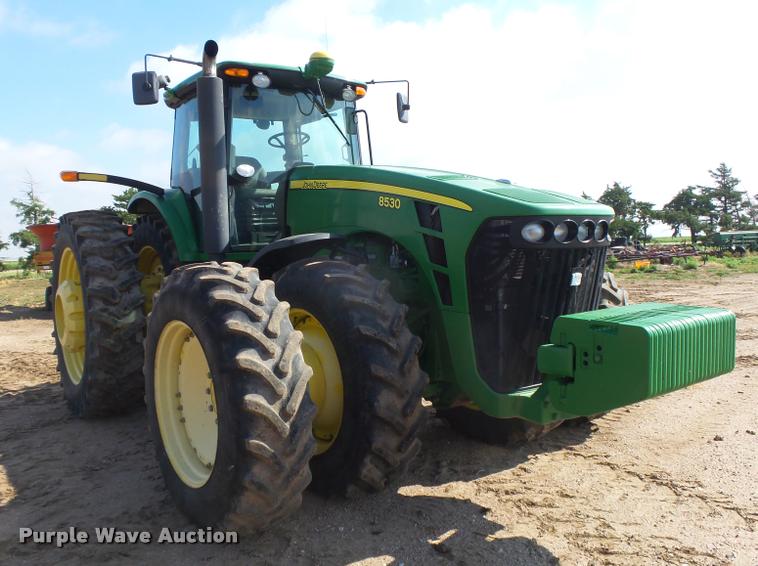 image for item DB2664 2007 John Deere 8530 MFWD tractor