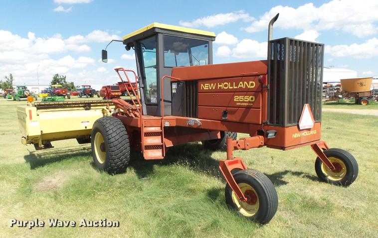 image for item DB2675 1995 New Holland 2550 self-propelled windrower
