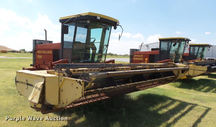 image for item DB2675 1995 New Holland 2550 self-propelled windrower