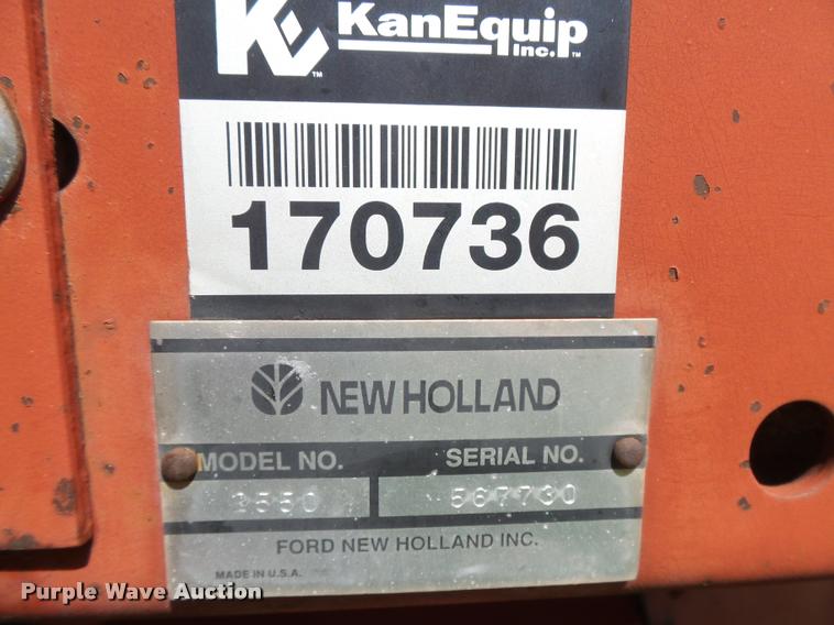 image for item DB2675 1995 New Holland 2550 self-propelled windrower