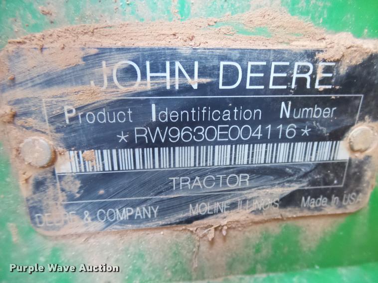 image for item DB2679 2008 John Deere 9630 Scraper Special 4WD tractor