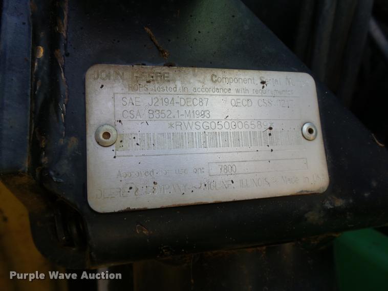 image for item DB4046 1993 John Deere 7800 tractor