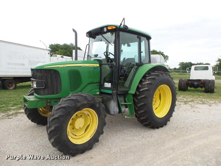 image for item DB7498 2007 John Deere 6415 MFWD tractor