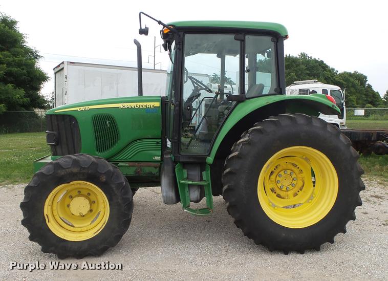 image for item DB7498 2007 John Deere 6415 MFWD tractor