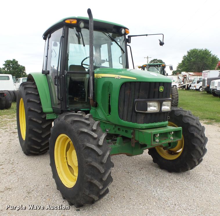 image for item DB7498 2007 John Deere 6415 MFWD tractor