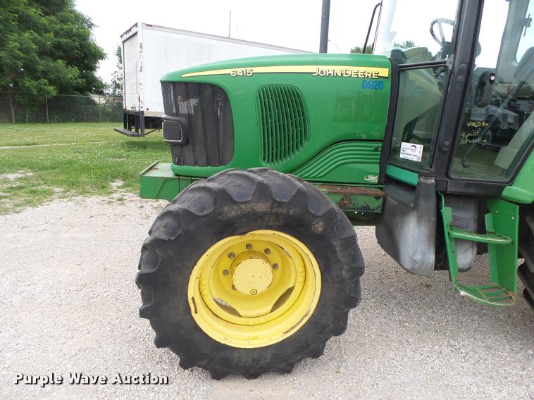 image for item DB7498 2007 John Deere 6415 MFWD tractor