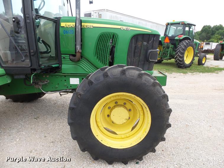 image for item DB7498 2007 John Deere 6415 MFWD tractor