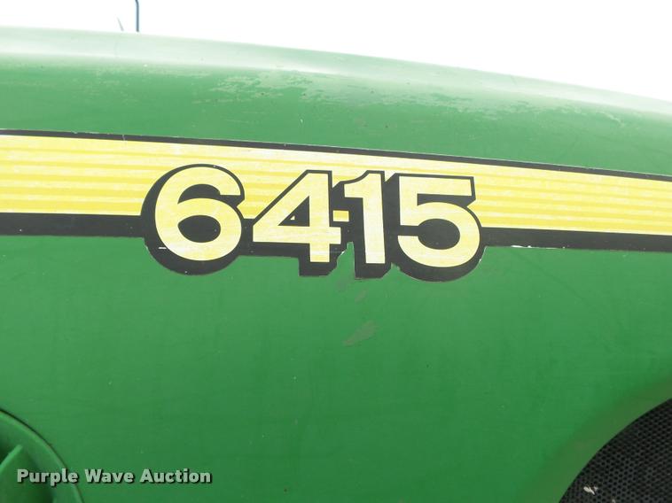 image for item DB7498 2007 John Deere 6415 MFWD tractor