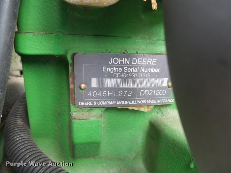 image for item DB7498 2007 John Deere 6415 MFWD tractor