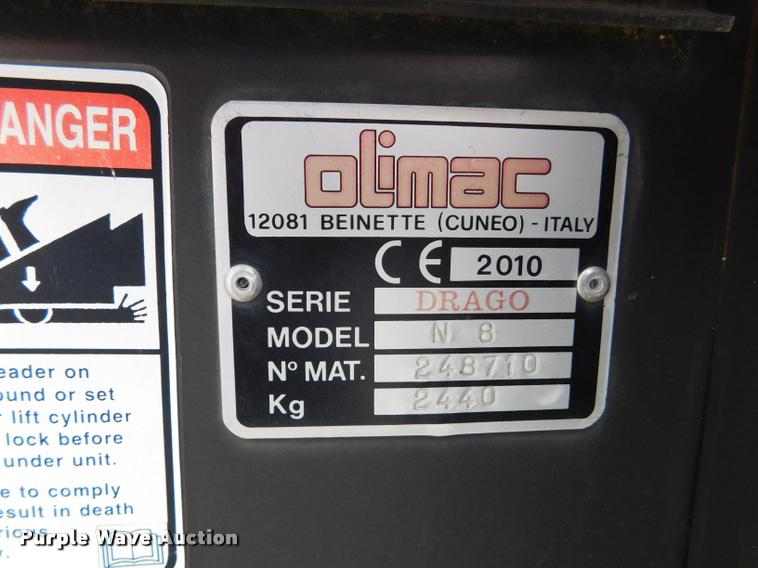 image for item DB9404 2010 Drago N8 Series I corn head