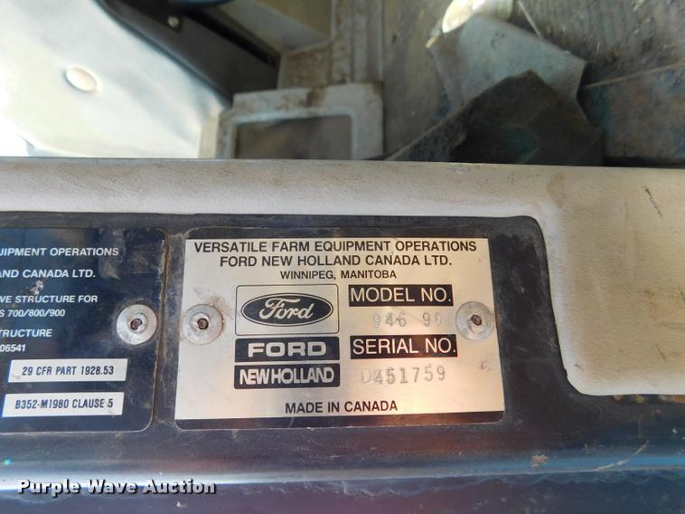 image for item DB9405 1990 Ford 946 Versatile 4WD tractor