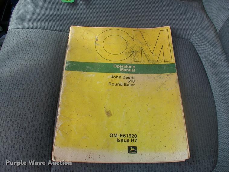 image for item DK9607 1981 John Deere 510 round baler