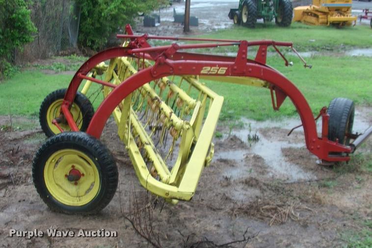image for item DK9637 New Holland 256 side delivery hay rake