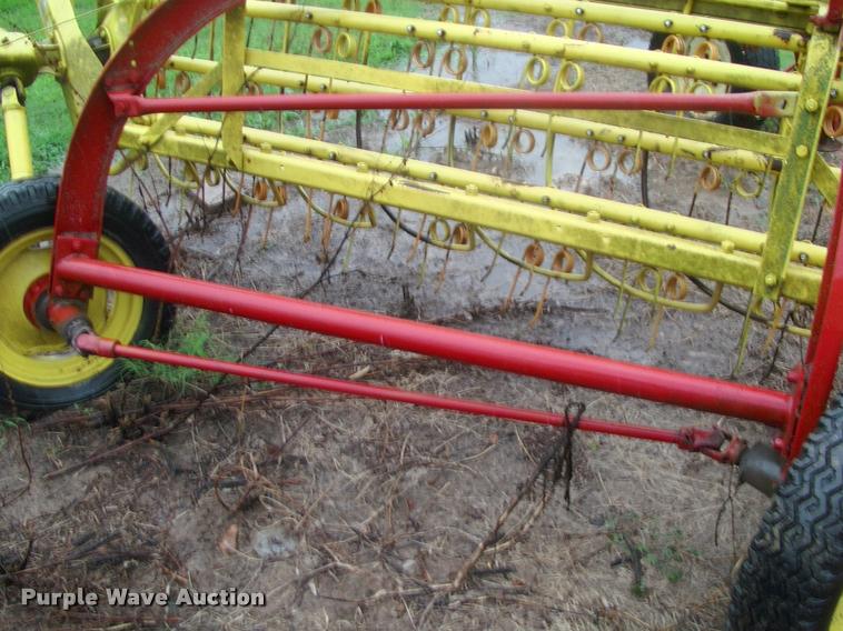 image for item DK9637 New Holland 256 side delivery hay rake