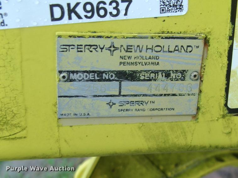 image for item DK9637 New Holland 256 side delivery hay rake