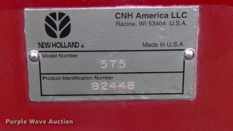 image for item DK9639 2007 New Holland 575 small square baler