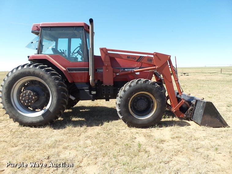 image for item DL9133 1991 Case IH 7110 MFWD tractor