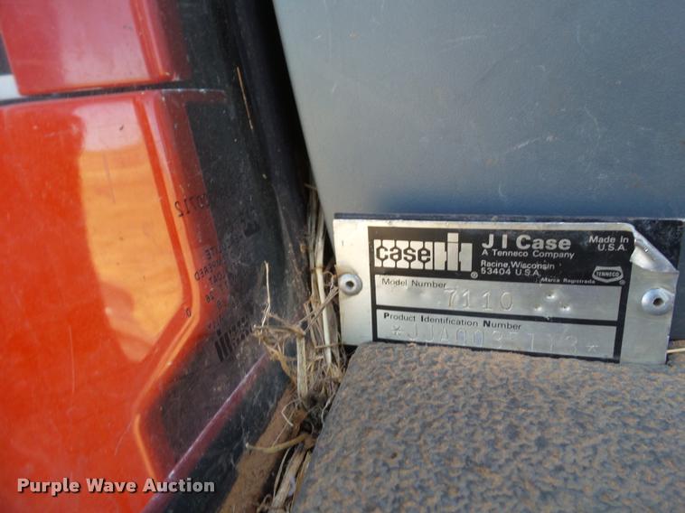 image for item DL9133 1991 Case IH 7110 MFWD tractor