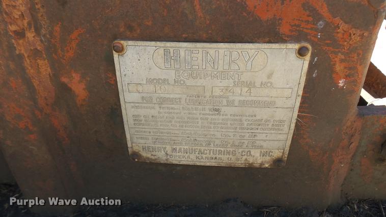 image for item DR9598 Henry backhoe attachment