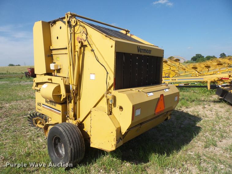 image for item G1185 1991 Vermeer 605 Super J round baler