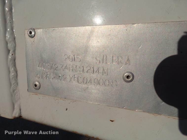 image for item L1514 2015 Blatz 40BZ234BRB1214M silage trailer