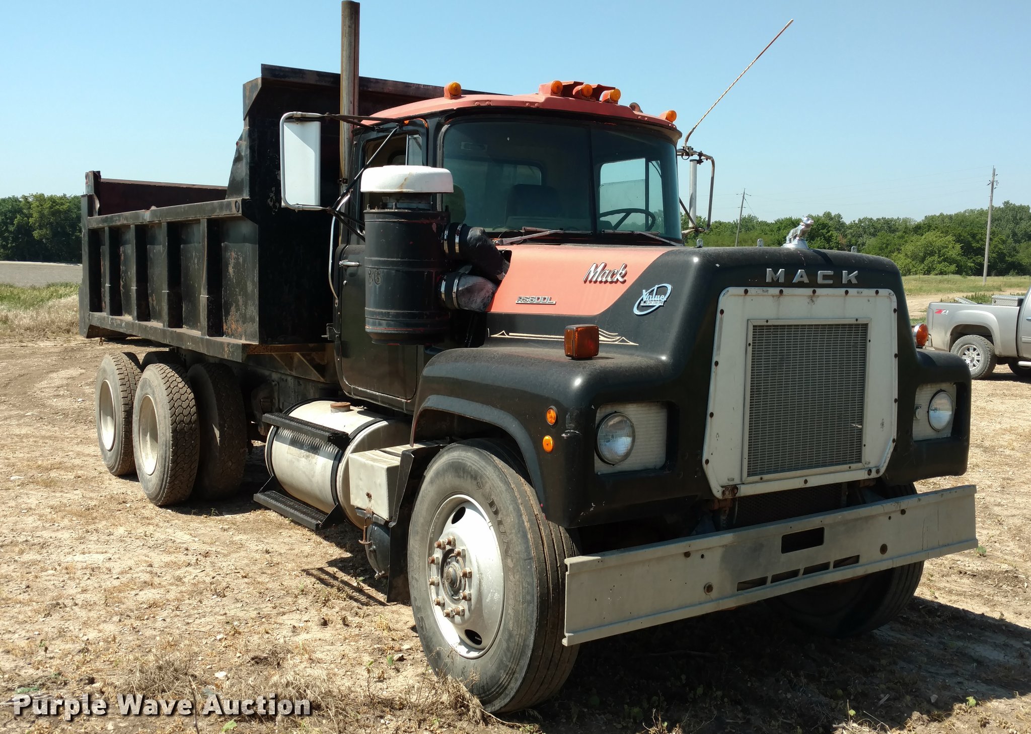 1978 Mack RS600L dump truck in Woodbine, KS | Item DA5590 sold | Purple ...