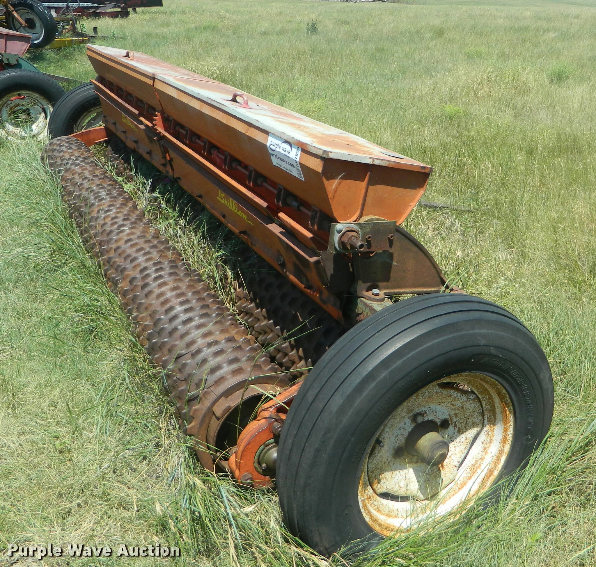 lawn seed drill