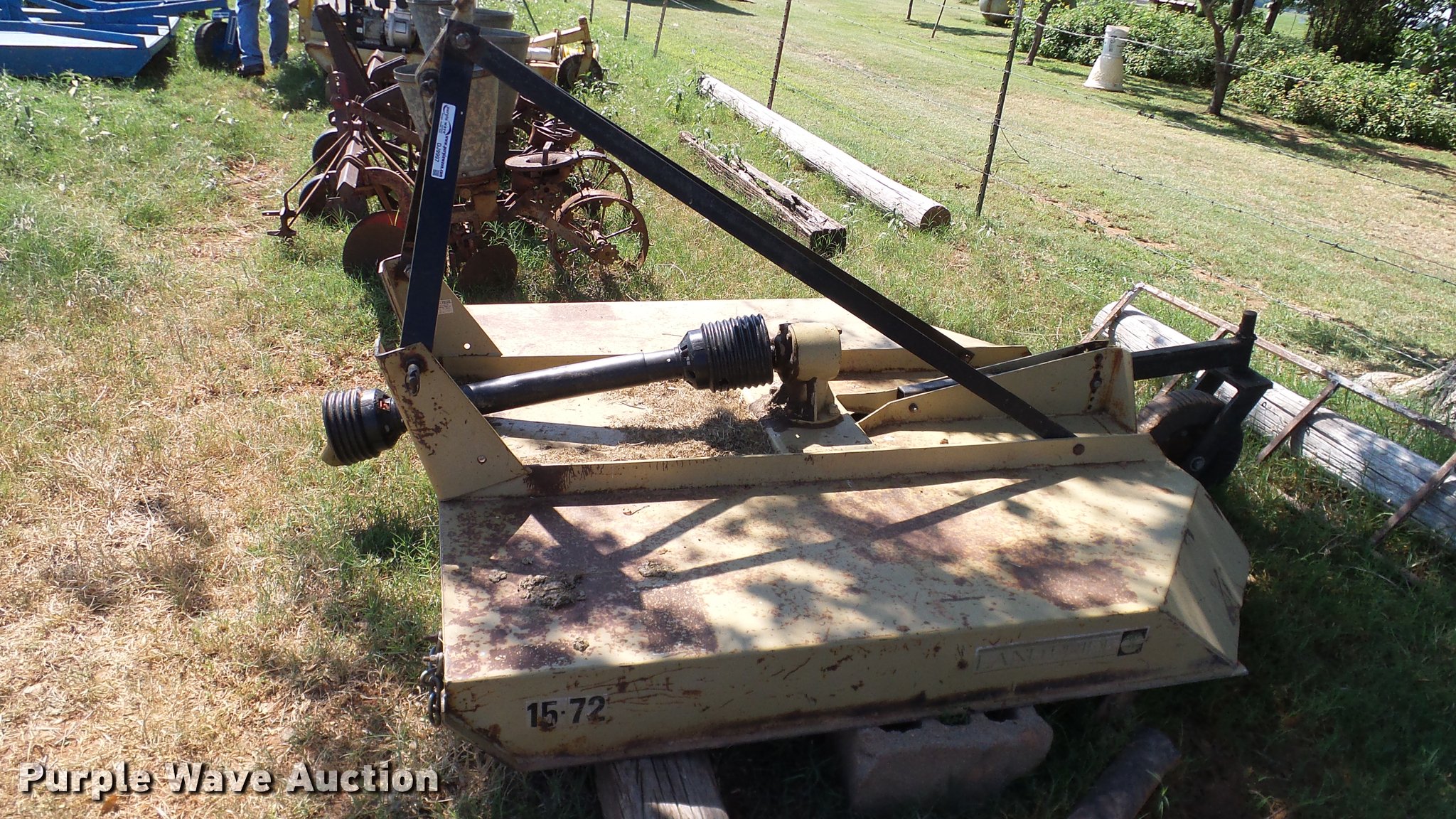 Land Pride 1572 rotary mower in Pauls Valley, OK Item DJ9997 sold Purple Wave