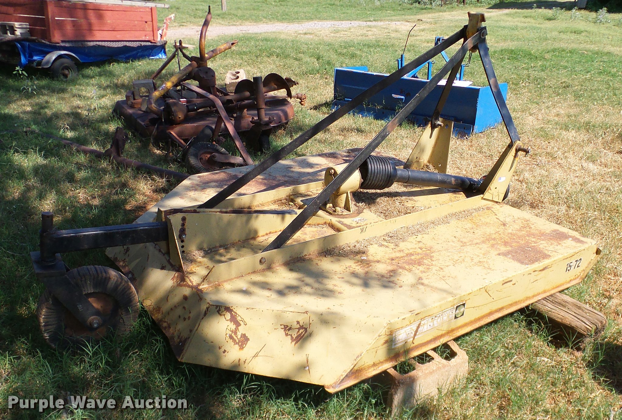 Land Pride 1572 rotary mower in Pauls Valley, OK Item DJ9997 sold