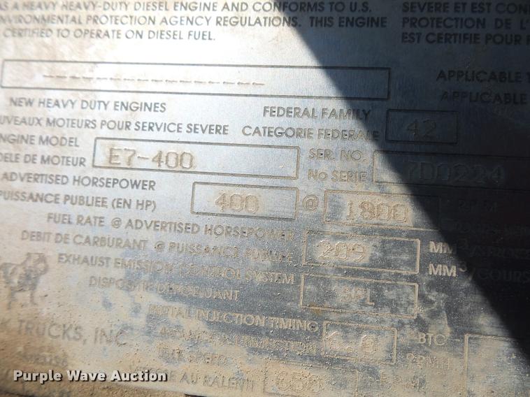 image for item DA1585 1997 Mack CH613 semi truck