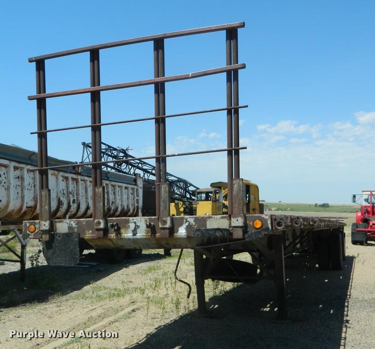 image for item DB1062 1989 Transcraft TL90K-45 flatbed trailer