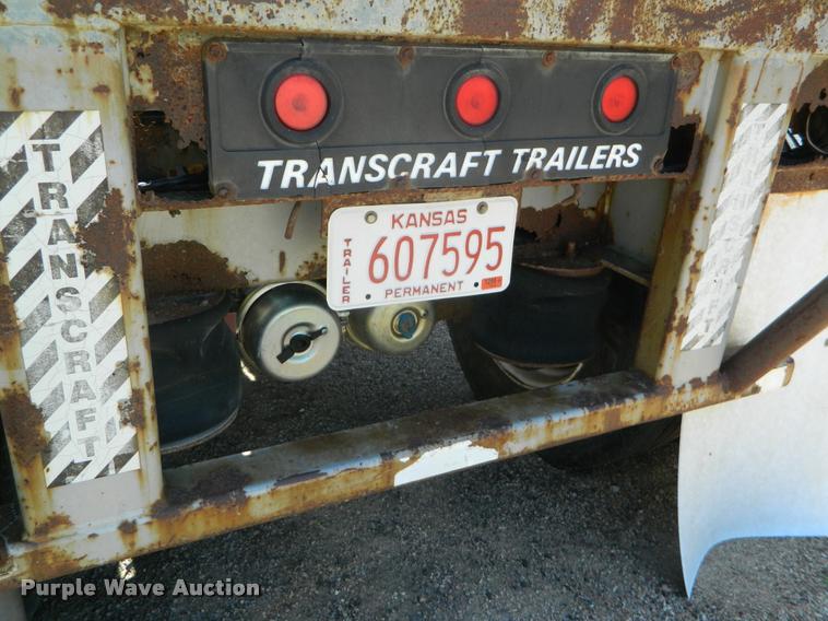 image for item DB1062 1989 Transcraft TL90K-45 flatbed trailer