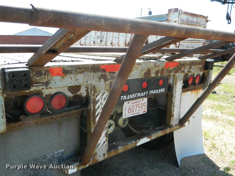 image for item DB1062 1989 Transcraft TL90K-45 flatbed trailer