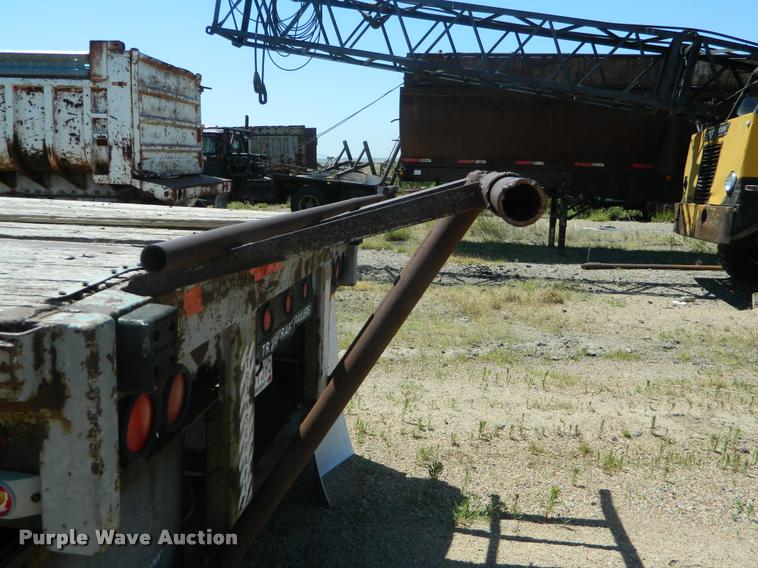 image for item DB1062 1989 Transcraft TL90K-45 flatbed trailer