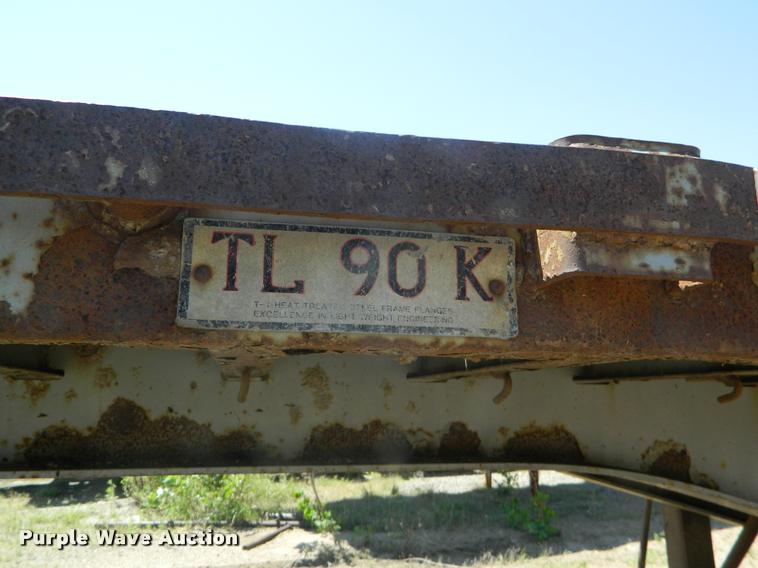 image for item DB1062 1989 Transcraft TL90K-45 flatbed trailer