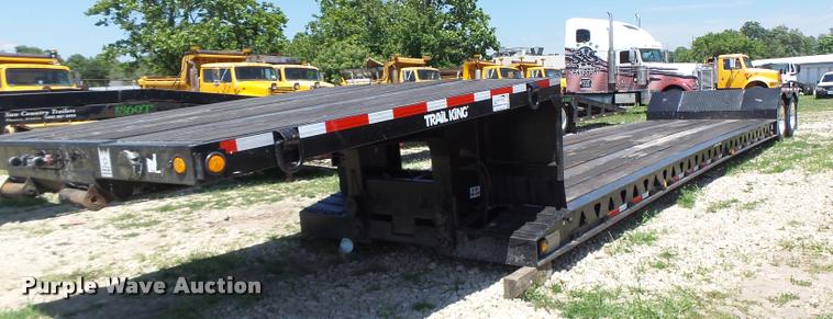 image for item DB1356 1995 Trail King TK70MG-482 lowboy equipment trailer