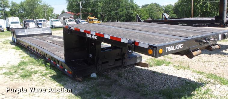 image for item DB1356 1995 Trail King TK70MG-482 lowboy equipment trailer