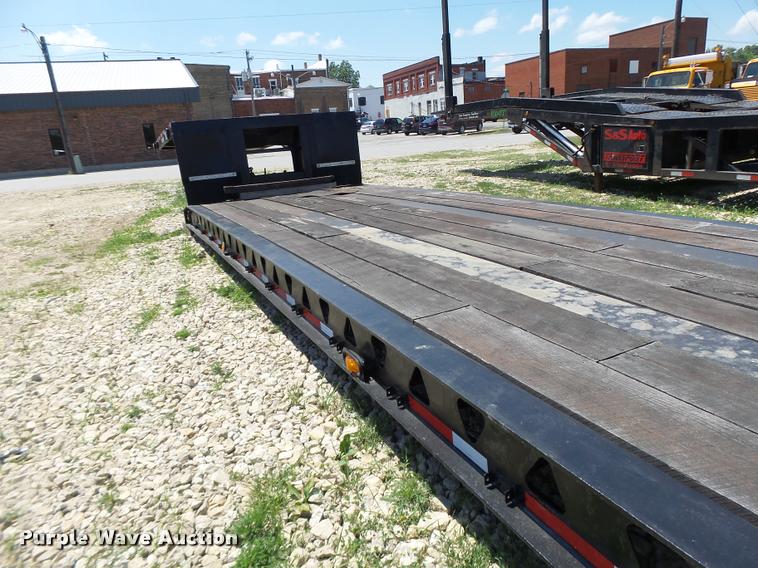 image for item DB1356 1995 Trail King TK70MG-482 lowboy equipment trailer