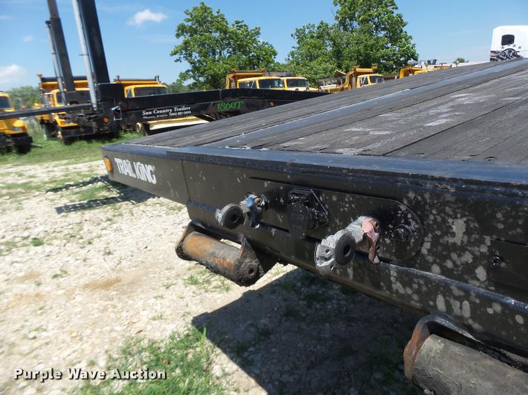image for item DB1356 1995 Trail King TK70MG-482 lowboy equipment trailer