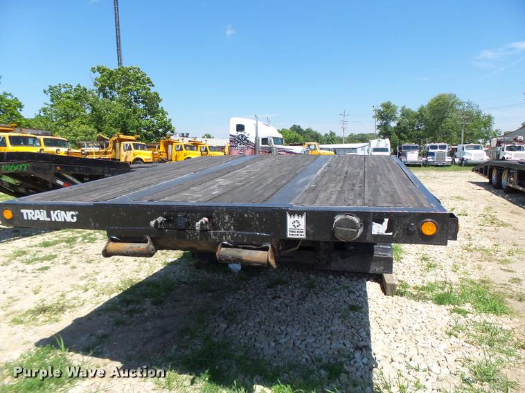 image for item DB1356 1995 Trail King TK70MG-482 lowboy equipment trailer