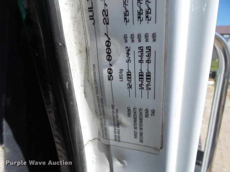 image for item DB5780 1998 Volvo WCA semi truck