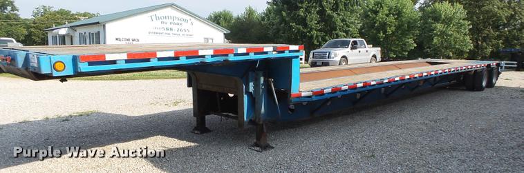 image for item DB7466 2002 Doonan 482DB14B drop deck trailer