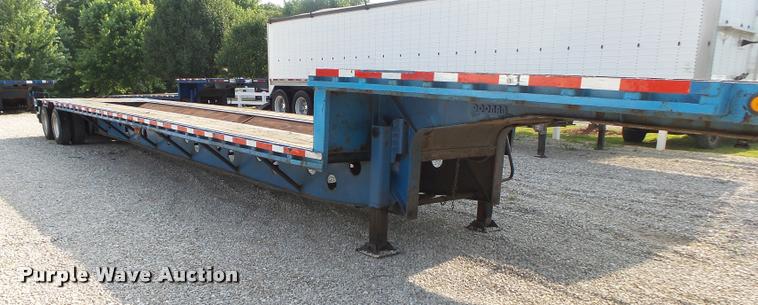 image for item DB7466 2002 Doonan 482DB14B drop deck trailer