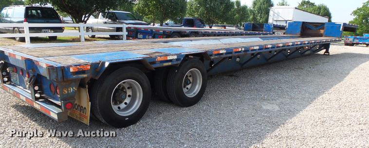 image for item DB7469 2002 Doonan drop deck trailer
