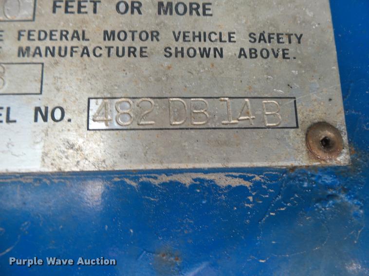 image for item DB7469 2002 Doonan drop deck trailer